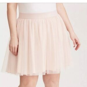 Torrid Pink Tulle Skirt, Sz 1, NWT